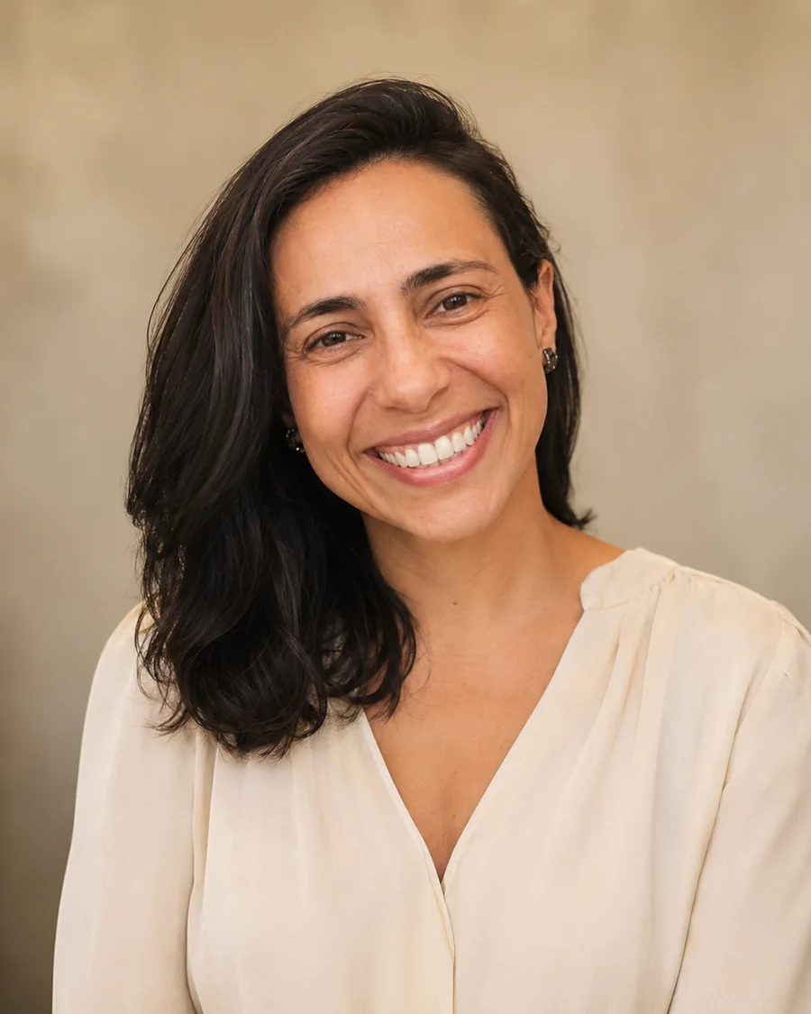 Close portrait of Fabi smiling