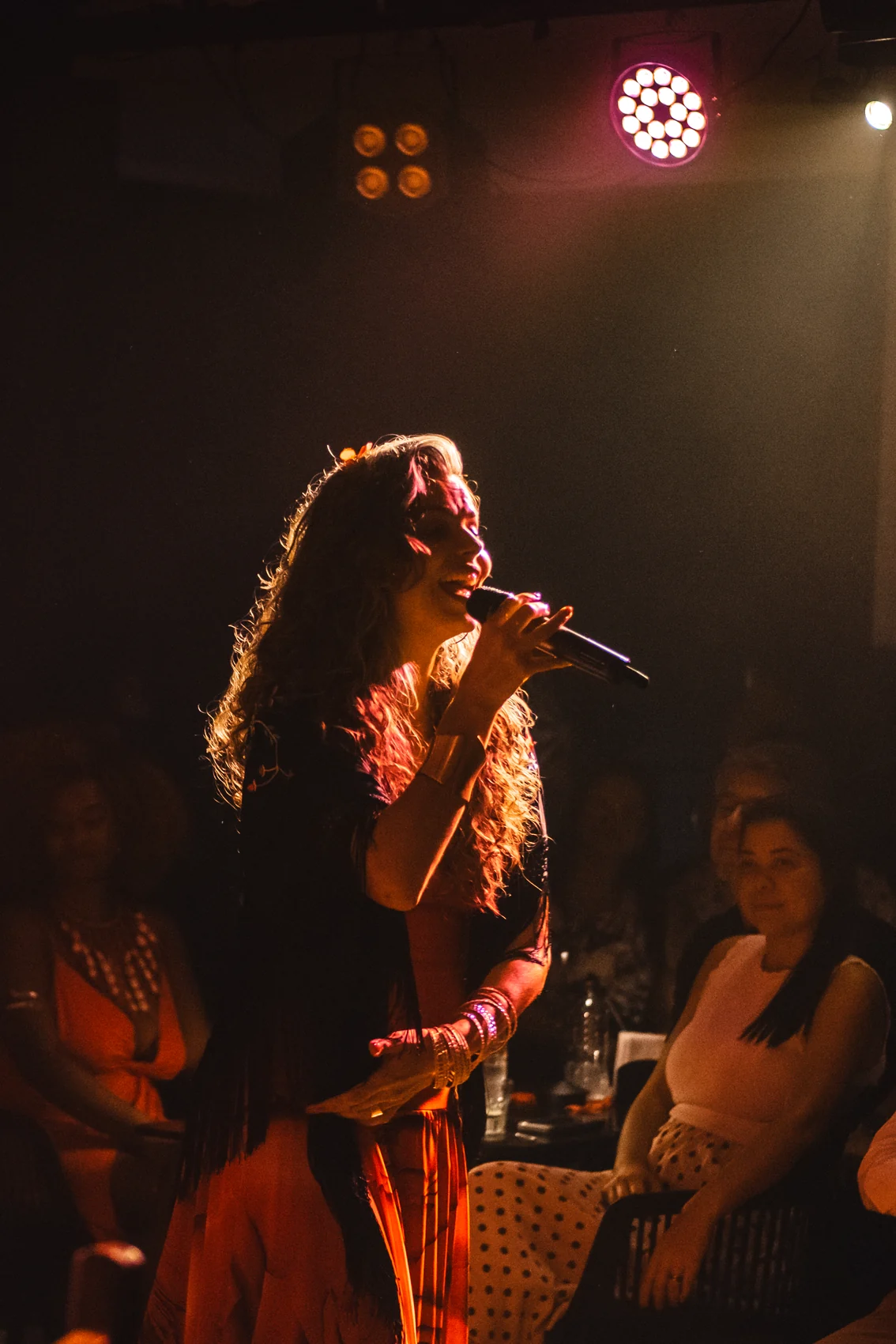 Vivian Amarante no show Costurando